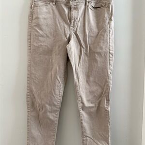 J. Jill Men's Light Tan Slim Jeans